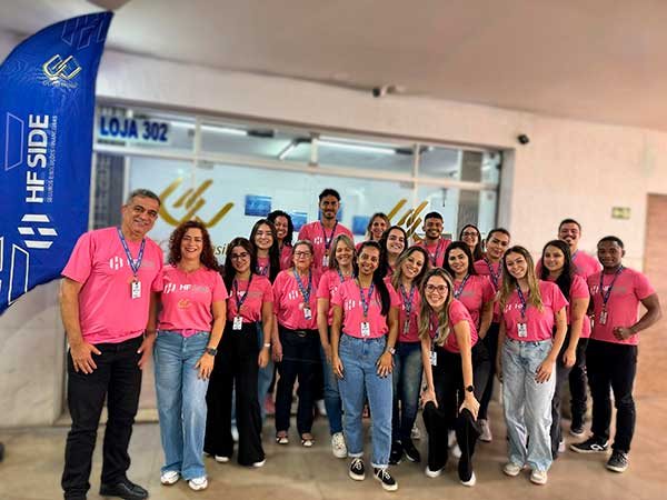 Equipe HF Side no escritório em Juiz de Fora
